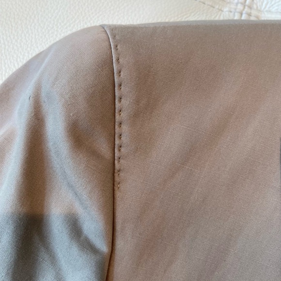 SAND Men’s Jacket Summer Weight Tan Camel Cotton/Linen 48 - Picture 8 of 12